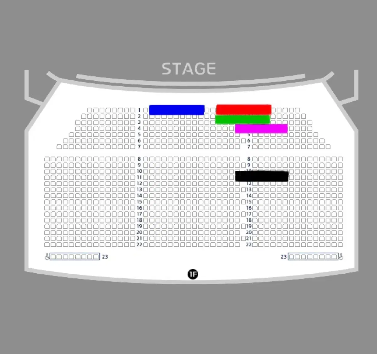 Jekyll & Hyde Hong Kwang Ho Sun Min 4 rows 2 seats Musical