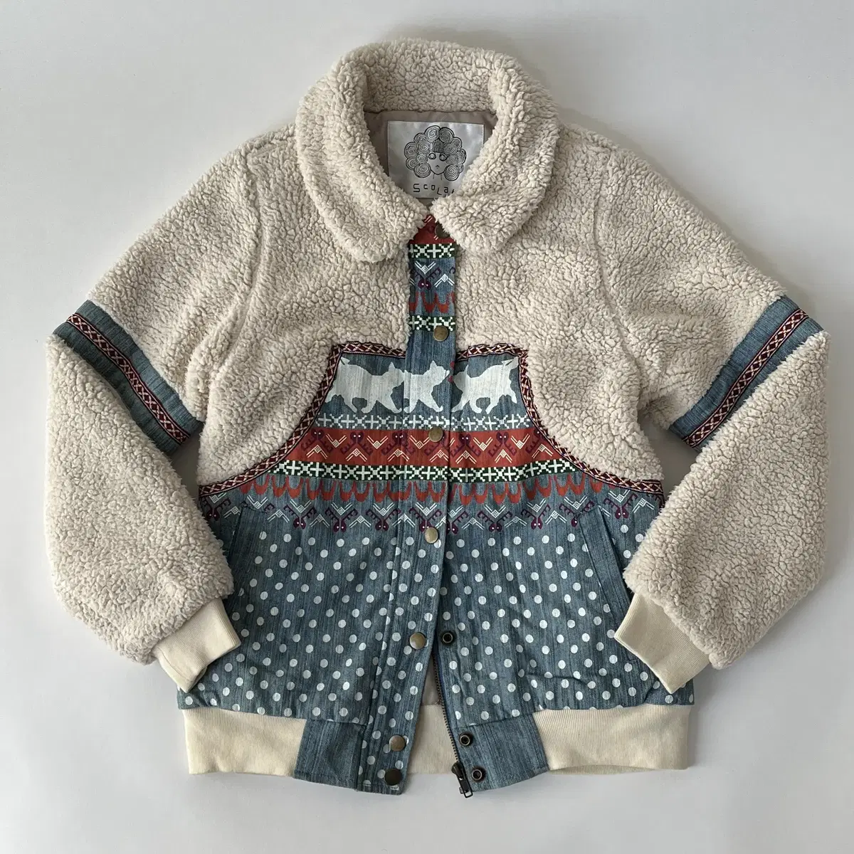 SCOLAR Ethnic Fleece Jacket