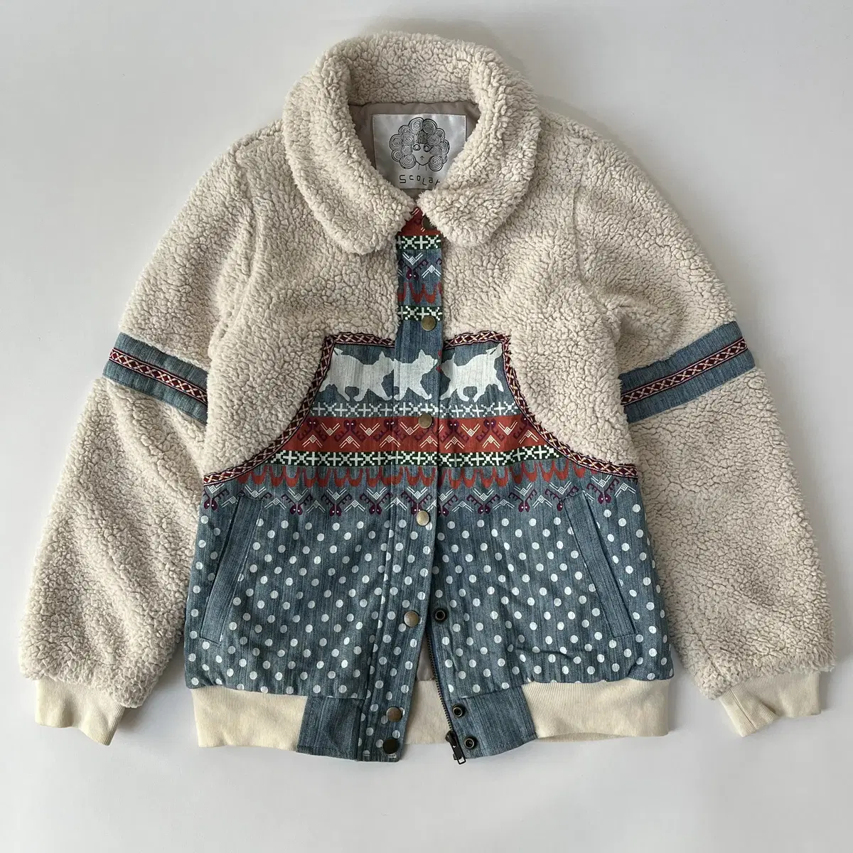 SCOLAR Ethnic Fleece Jacket