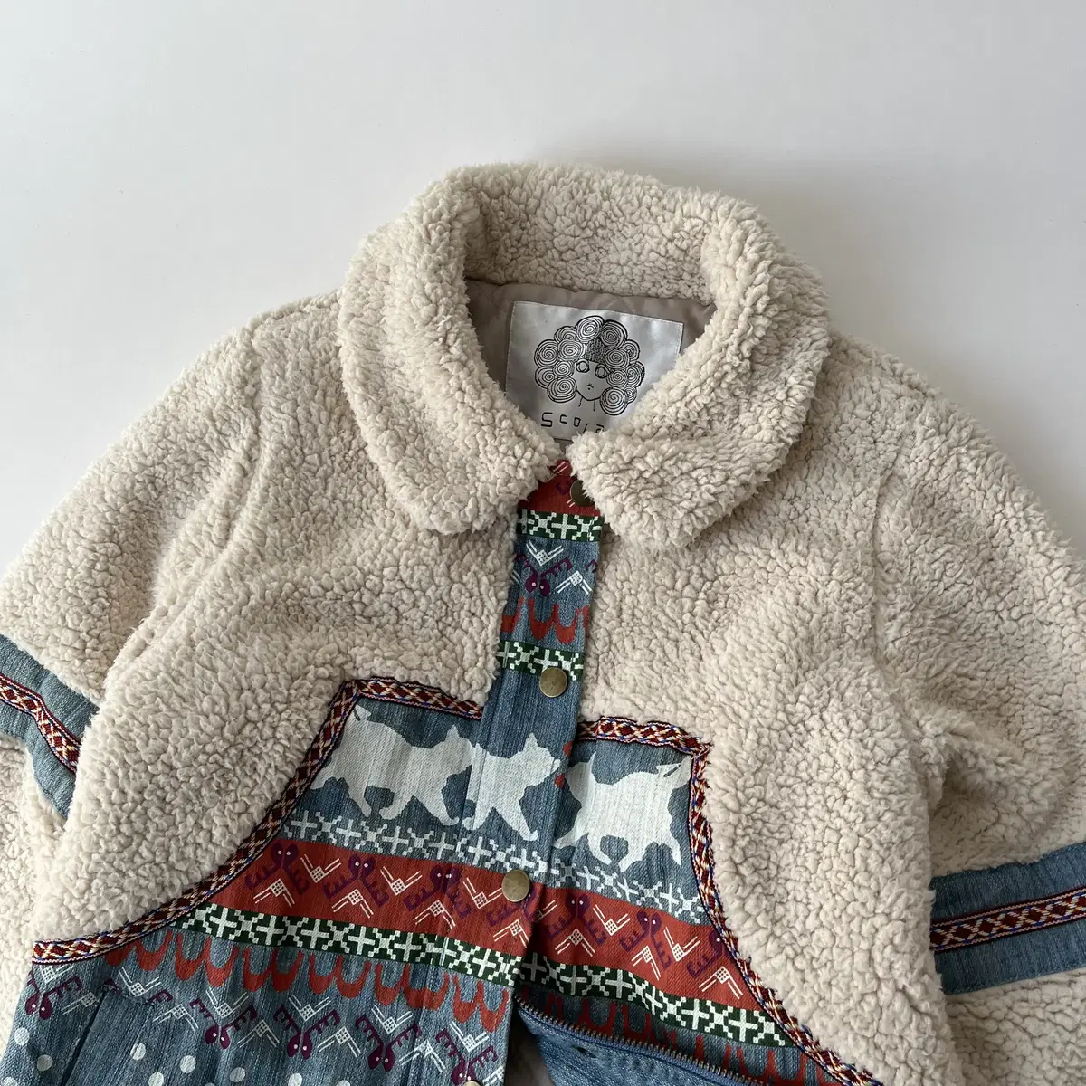 SCOLAR Ethnic Fleece Jacket