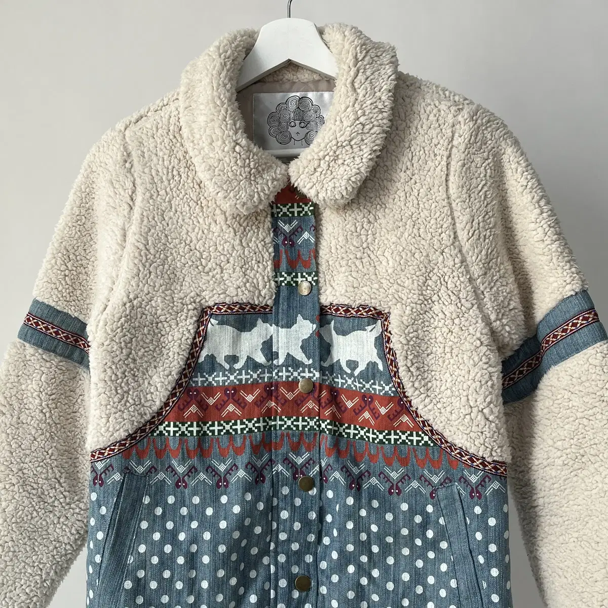 SCOLAR Ethnic Fleece Jacket