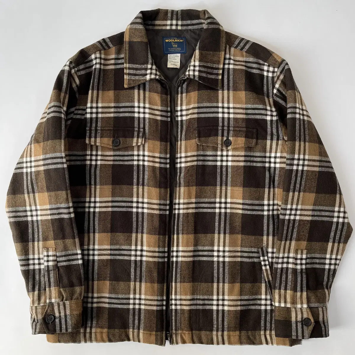 WOOLRICH 90's wool Check Quilting Jacket