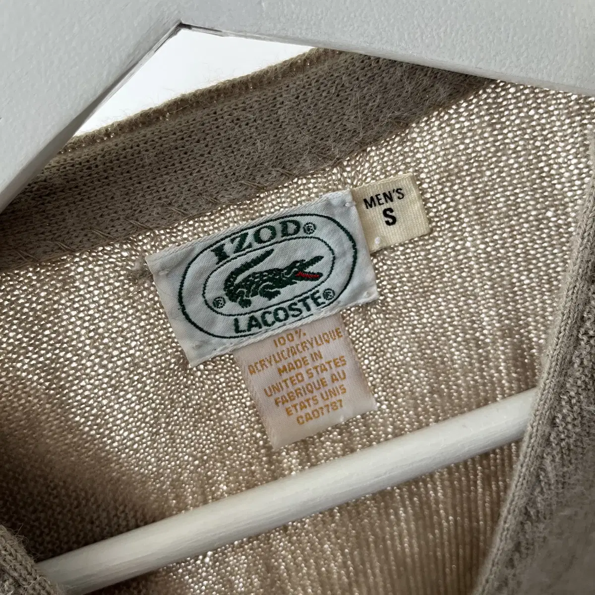 IZOD 90's Lacoste Acrylic cardigan (미국제)