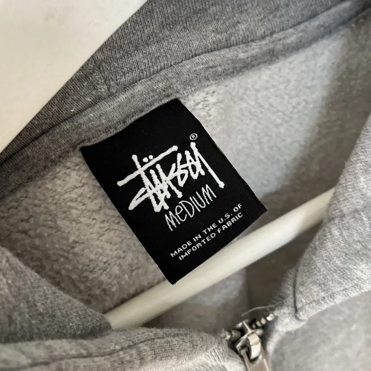 STUSSY " world tour " Hoodie zip-up