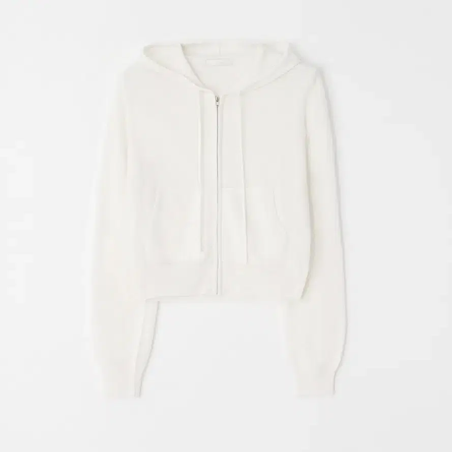 더위시 리즈 |Nelly knit hoodie zip-up 아이보리