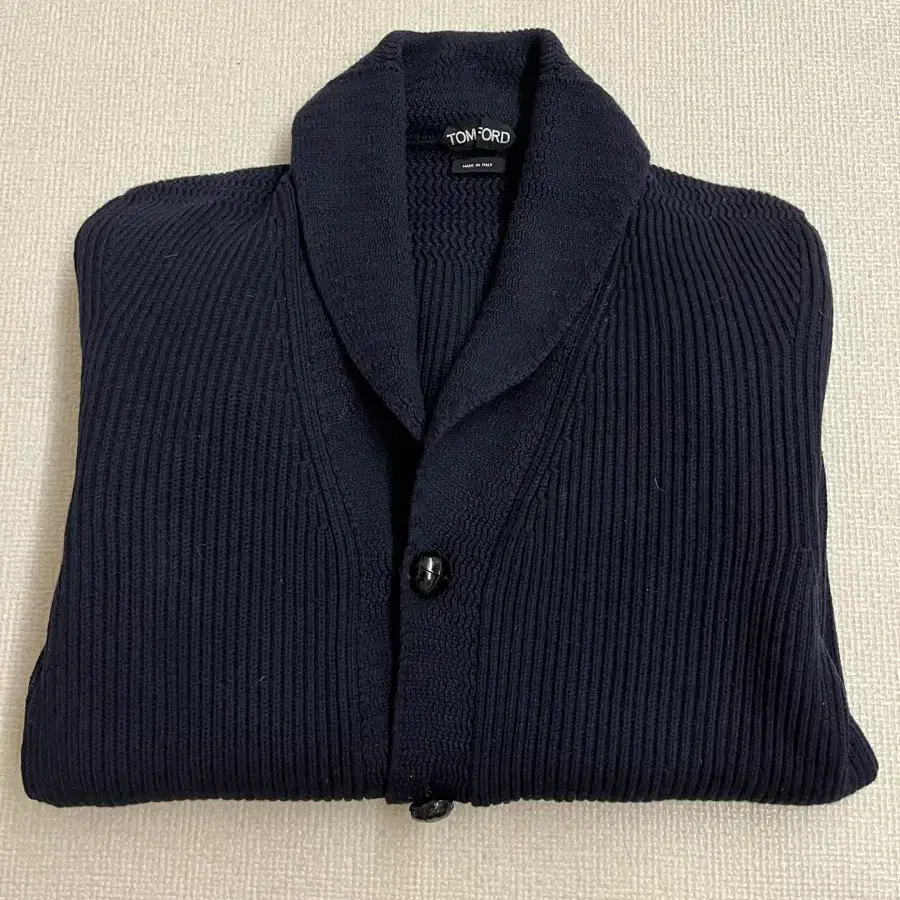 TOM FORD SHAWL COLLAR WOOL CARDIGAN