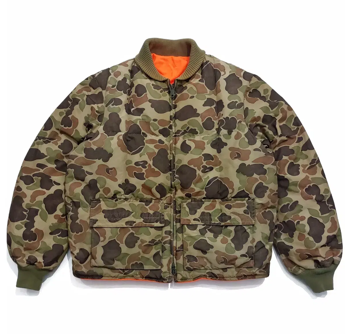 Eddie Bauer 80s Duck Camo Reversible Down (110+) Archive Jacket