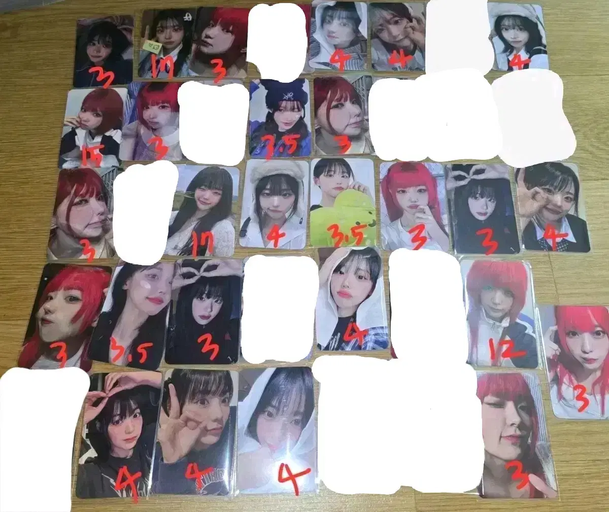 QWER winners photocard photocard unreleased photocard chodan magenta hina siyeon nyangnongnngnang