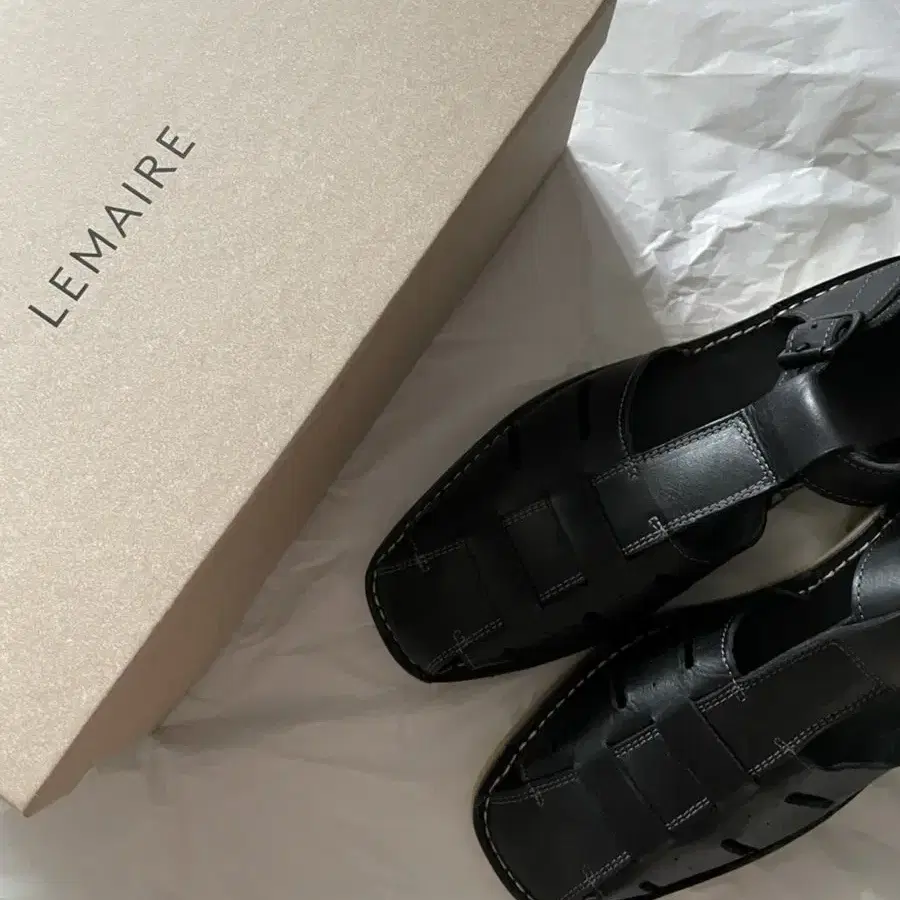 르메르 20ss 피셔맨 블랙 44 size lemaire