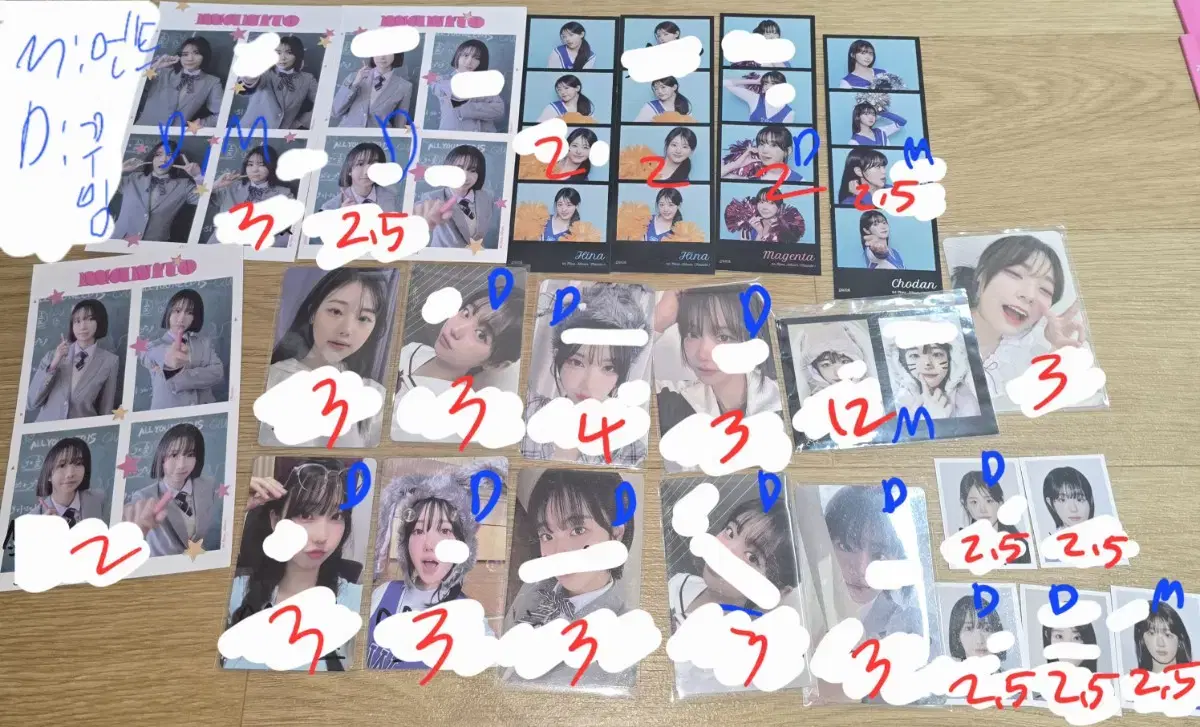 QWER sign photocard signature photocard unreleased photocard winner chodan magenta hina siyeon