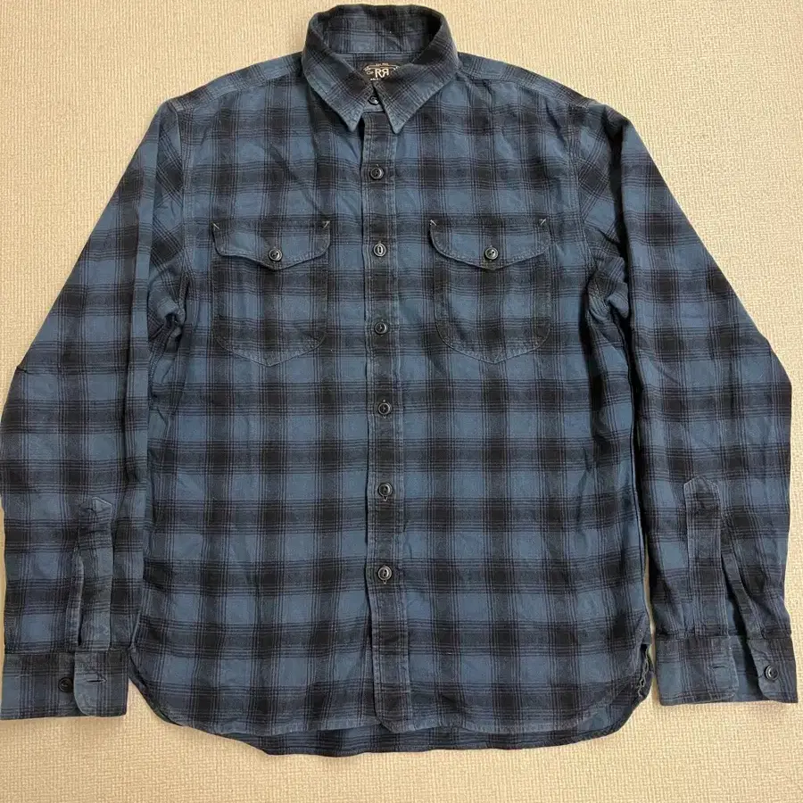 RRL 3STITCHES FLANNEL WORK SHIRTS