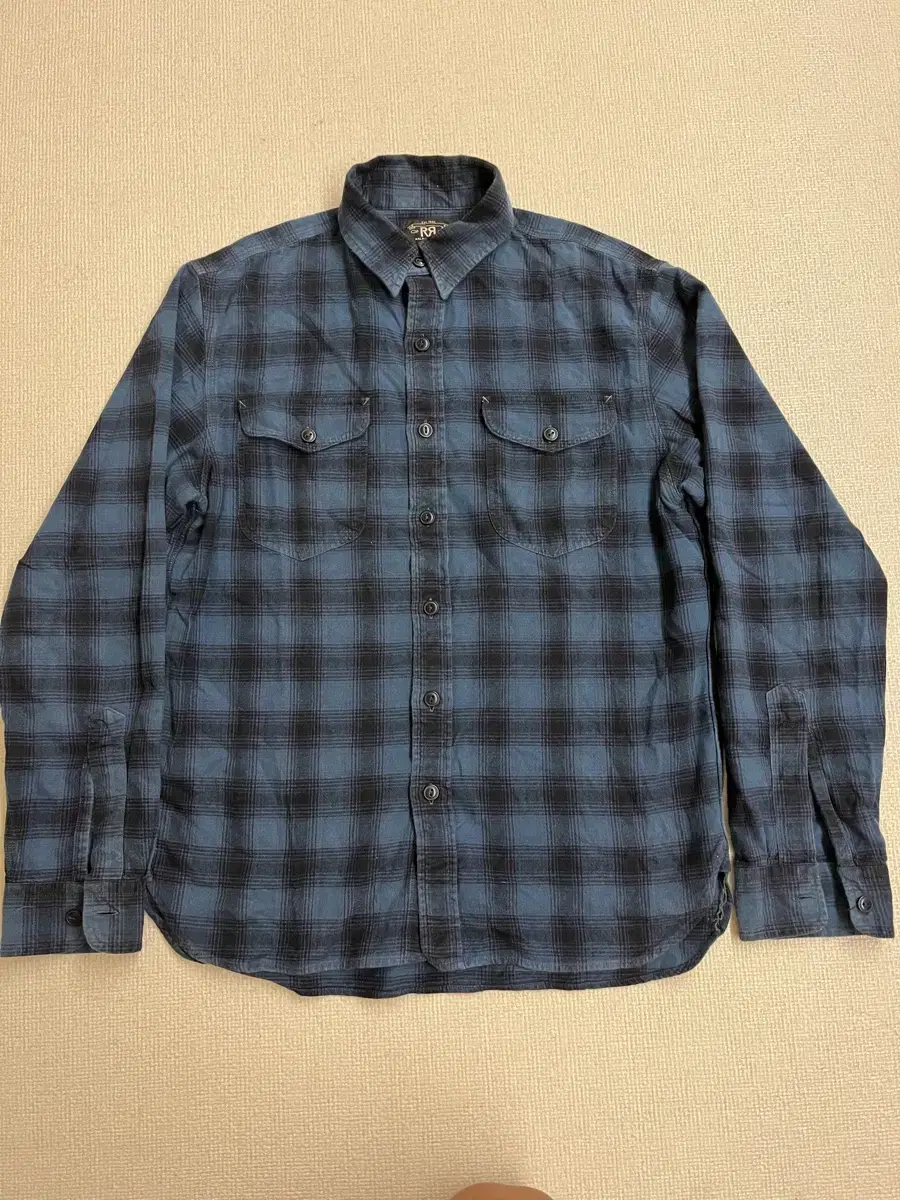 RRL 3STITCHES FLANNEL WORK SHIRTS