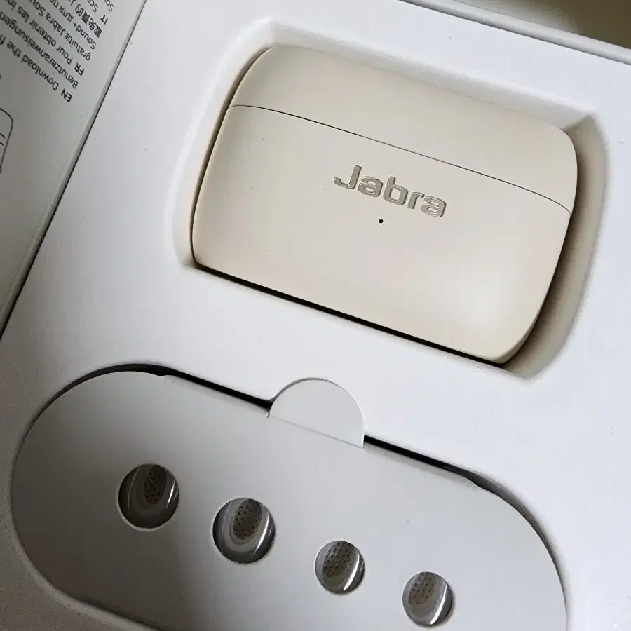 jabra 자브라 엘리트 85t 블루투스 무선 이어폰 골드 베이지 본체만