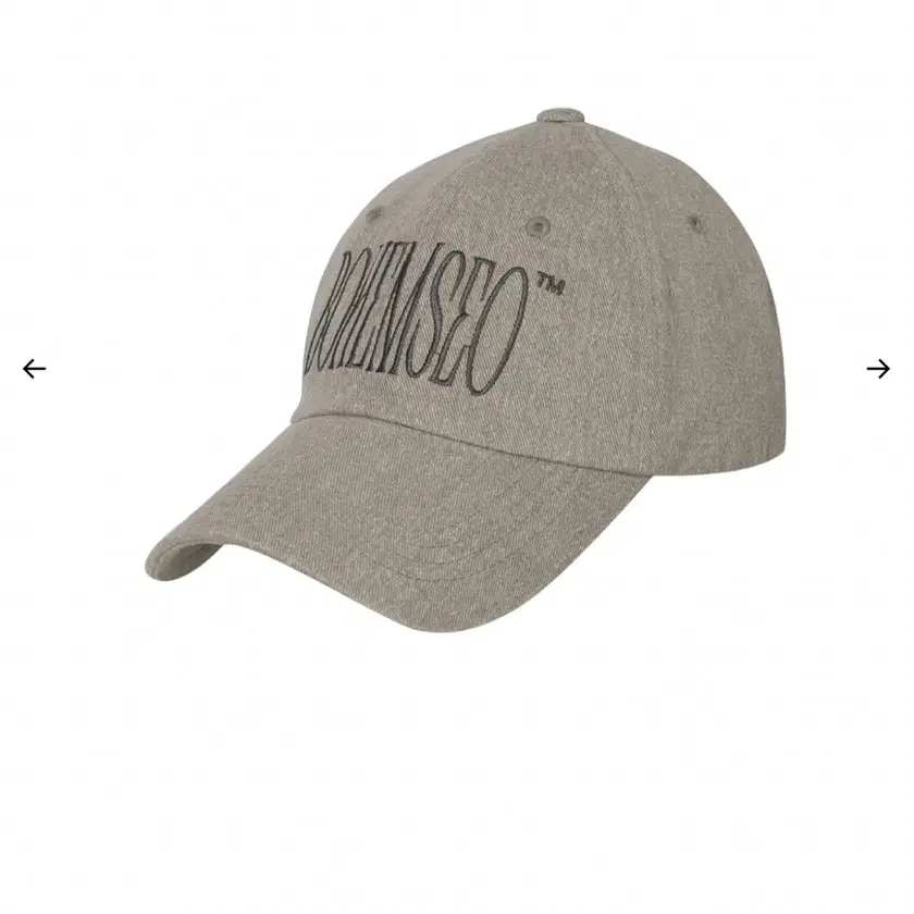 【BOHEMIAN SEOUL】BOHEMSEO SIGNATURE LOGO PIGMENT BALL CAP BOHEMIAN SEOUL] SIGNATURE LOGO PIGMENT BALL CAP, CHARCOAL