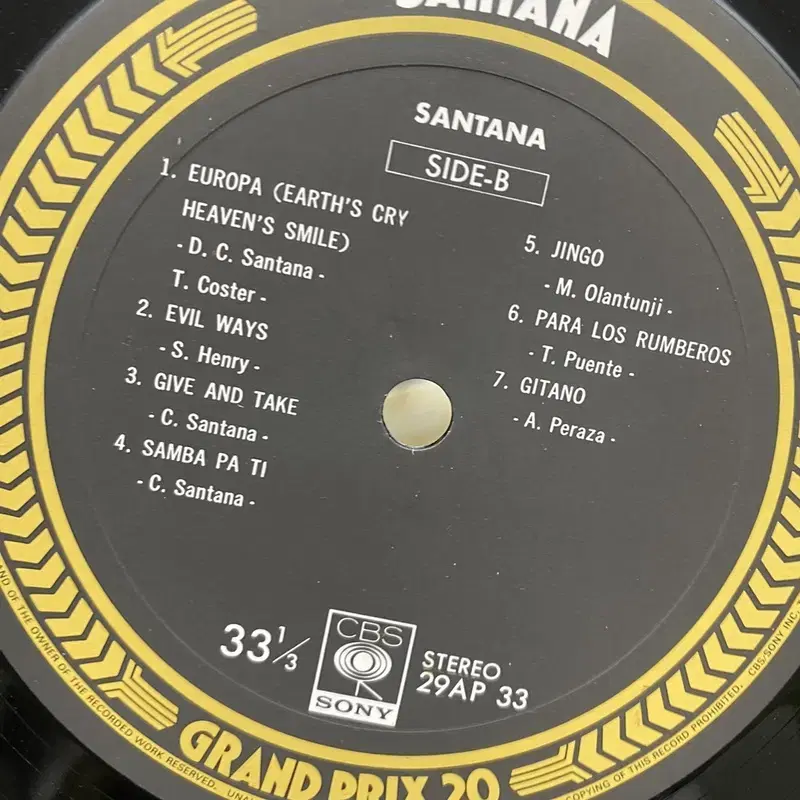 SANTANA LP / C718