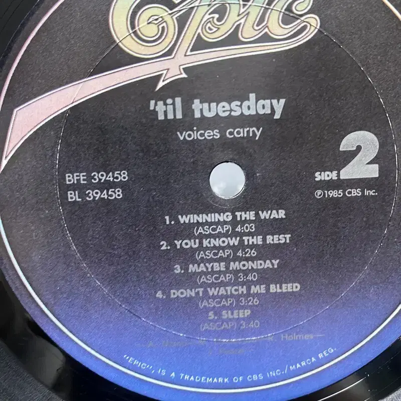 TIL TUESDAY  LP / C747