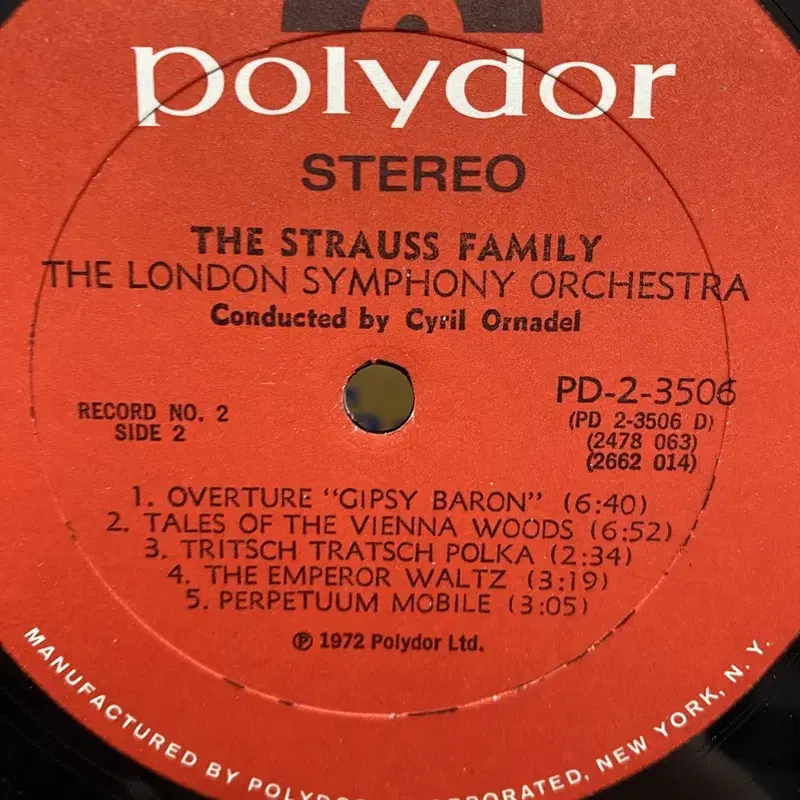 THE STRAUSS FAMILY LP / AA4696