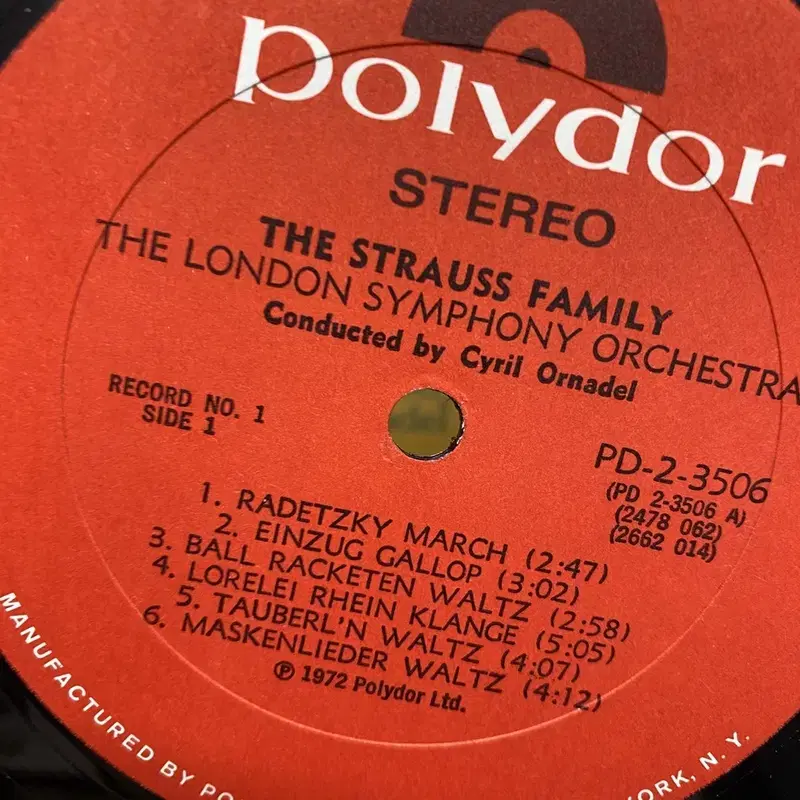 THE STRAUSS FAMILY LP / AA4696