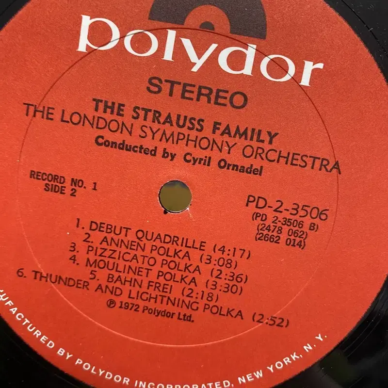 THE STRAUSS FAMILY LP / AA4696