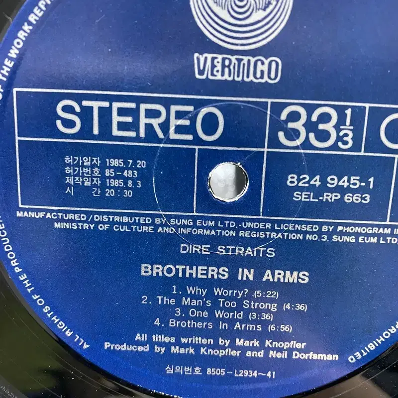 DIRE STRAITS LP / AA4700