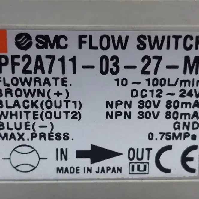 SMC PF2A711-03-27-M Flow Switch 플로우 스위치