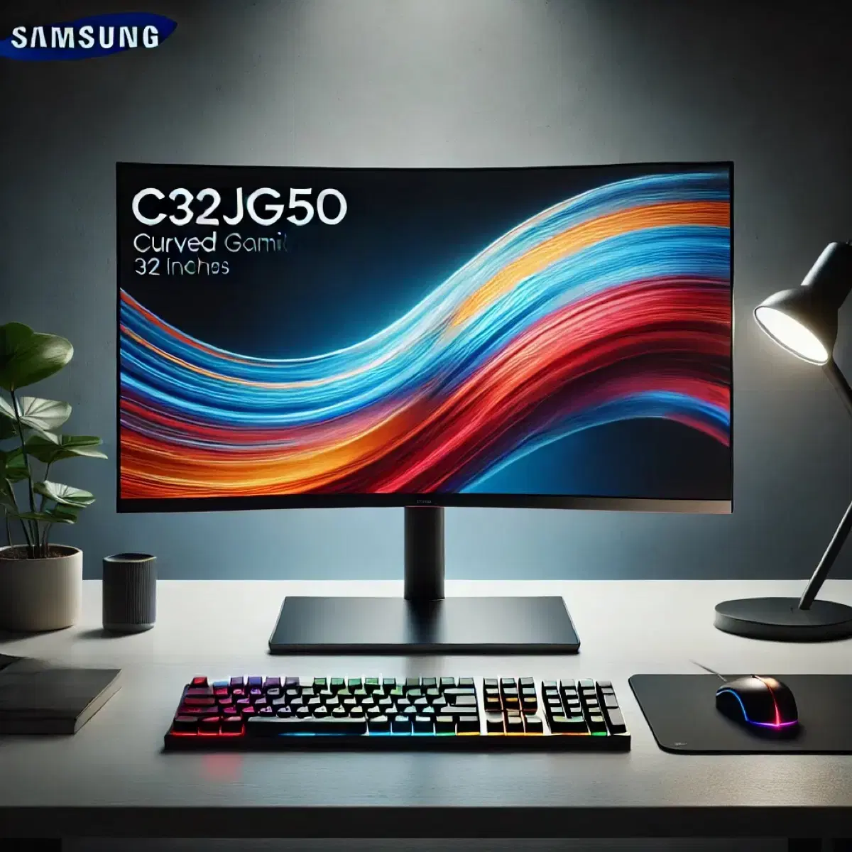 모니터 32 삼성전자 C32JG50 커브드 게이밍 QHD 144hz