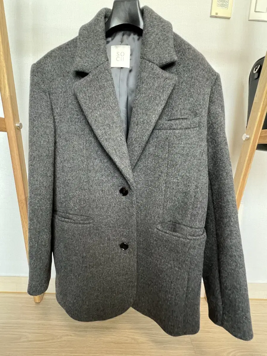 소치이 자켓 Oversized Wool-Cashmere Blazer -