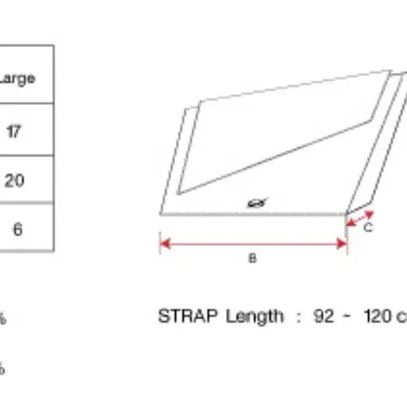 51퍼센트) Trapezoid Bag - Black