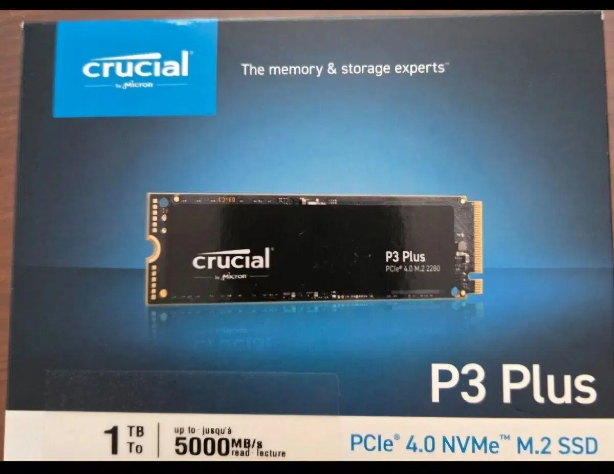 마이크론 p3 plus NVMe m.2 ssd 1TB