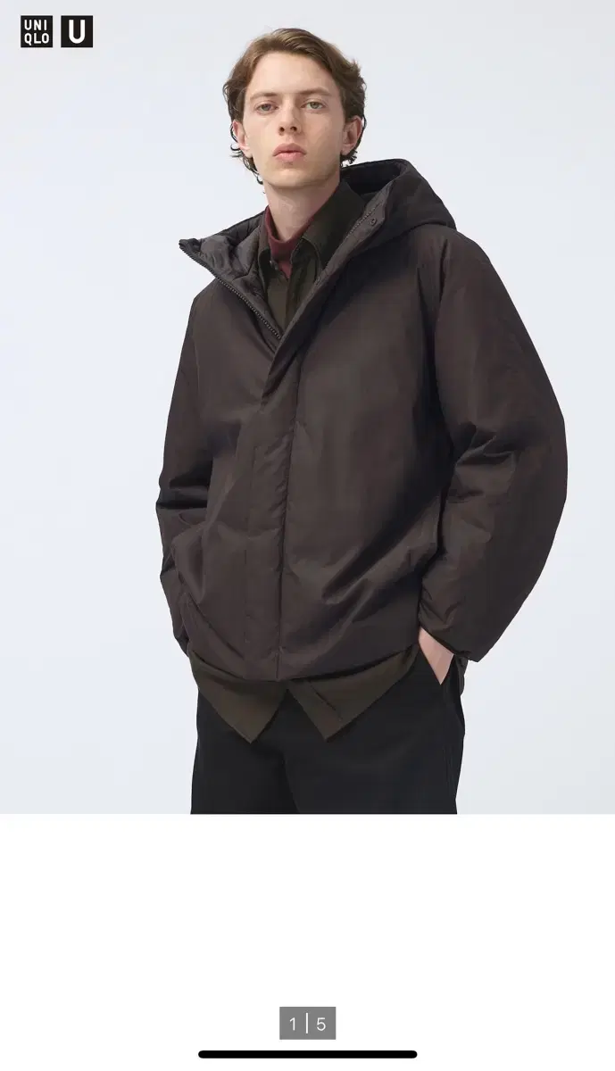 (Gong Out of Stock) UNIQLO PuffTech Parka Dark Brown XL