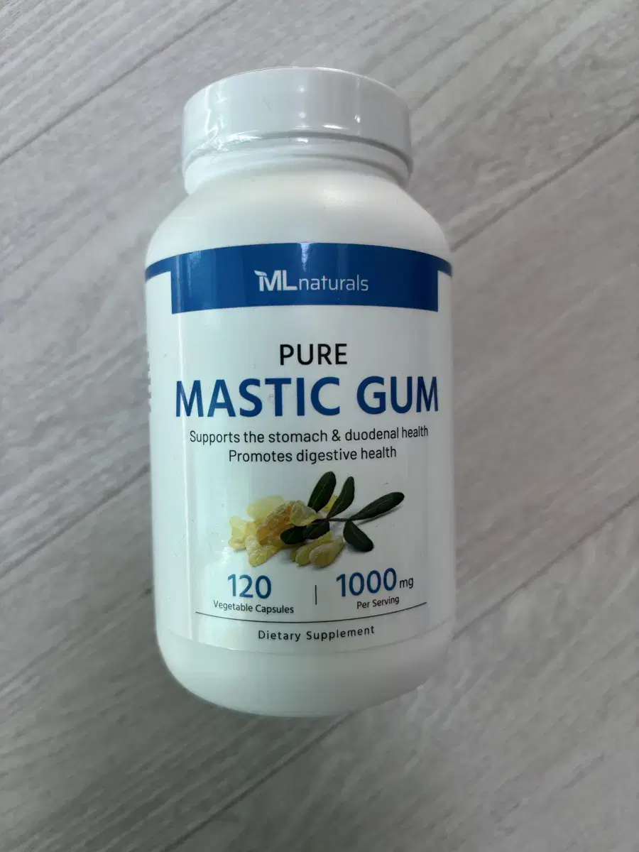 매스틱검 1000mg Mastic Gum 120베지캡슐(미개봉 새상품)