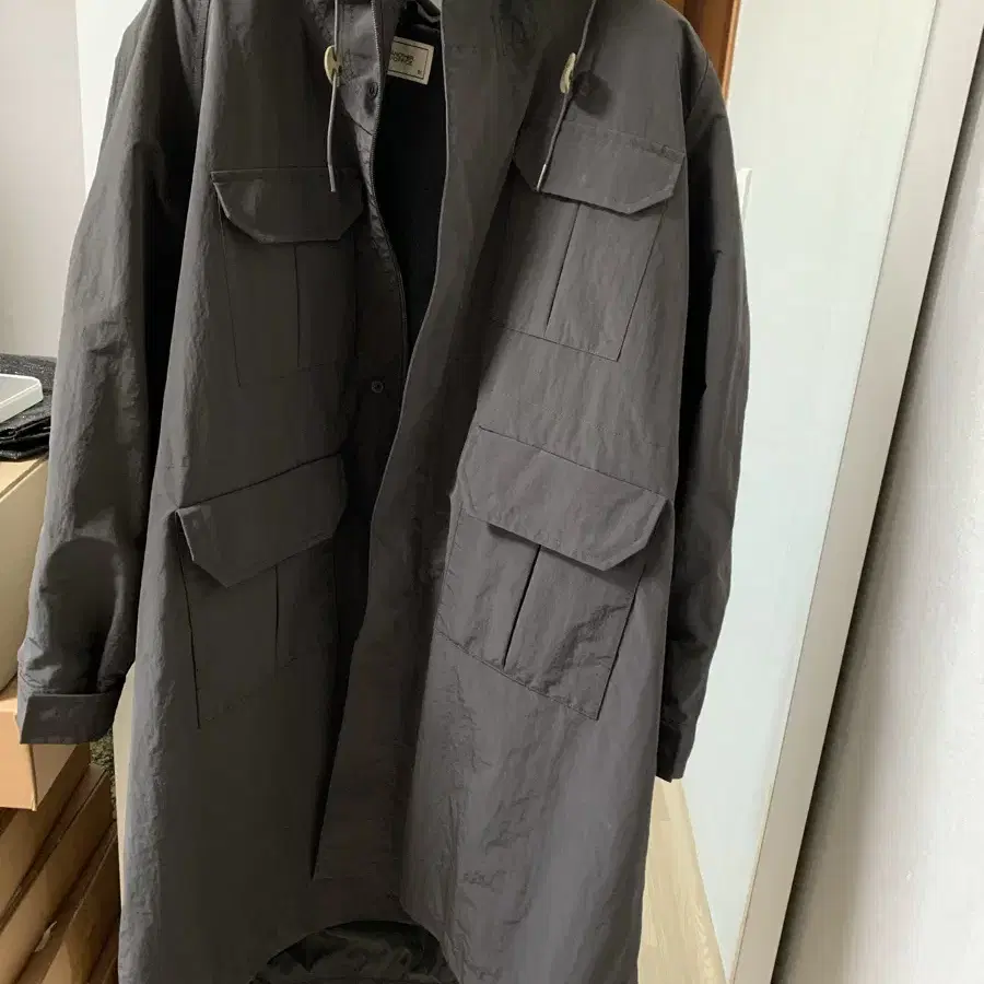 어나더 오피스 23ss Legacy Mountain Coat (Coal)