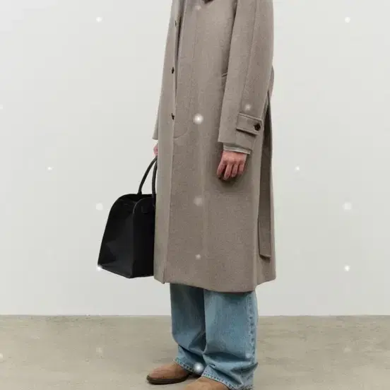 던스트  BELTED WOOL MAC COAT xl