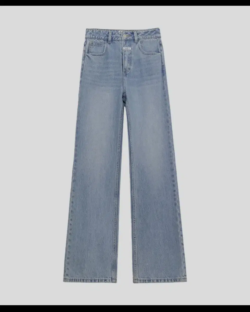 마리떼 W SLIM BOOT-CUT DENIM PANTS light bl