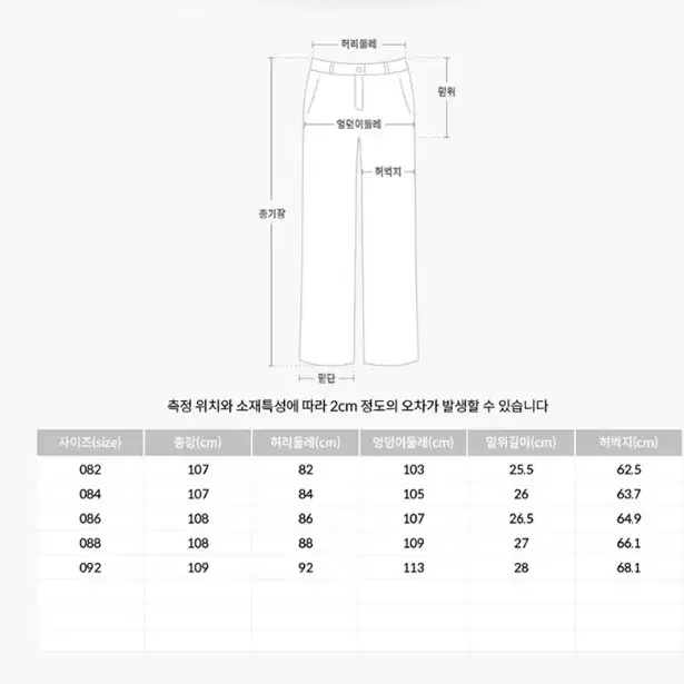 (새상품) 까스텔바작 남성 겨울 골프바지 기모바지