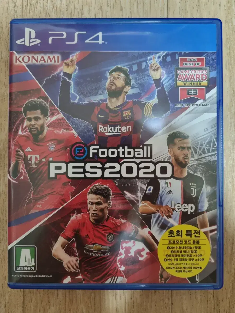 PS4 플스4 위닝20 PES2020