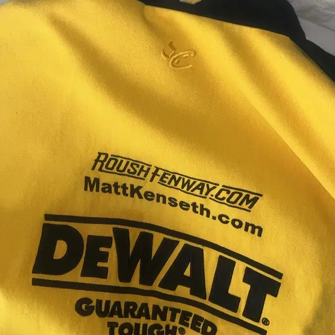 DEWALT 드월트 옐로우 코튼 레이싱자켓