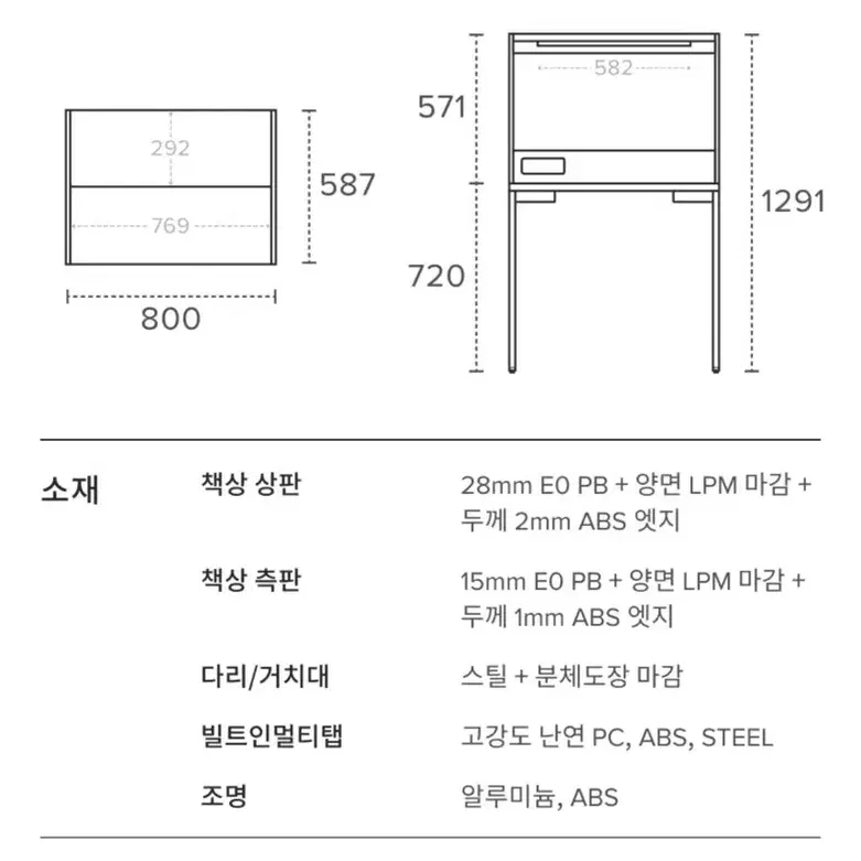 데스커 독서실 책상 팔아요