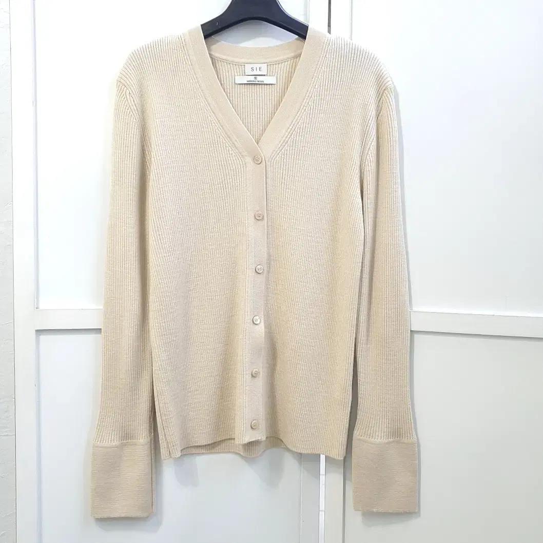 Merino Wool Knit Cardigan in SIE