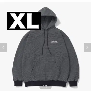 [새상품] XL사이즈 ENNOY BORDER HOODIE SWEAT