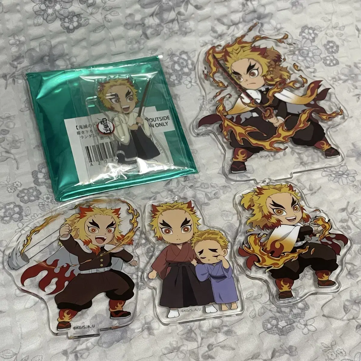 Demon Slayer Rengoku Kyojuro acrylic SD LD Goods Infinite Train Air Komike