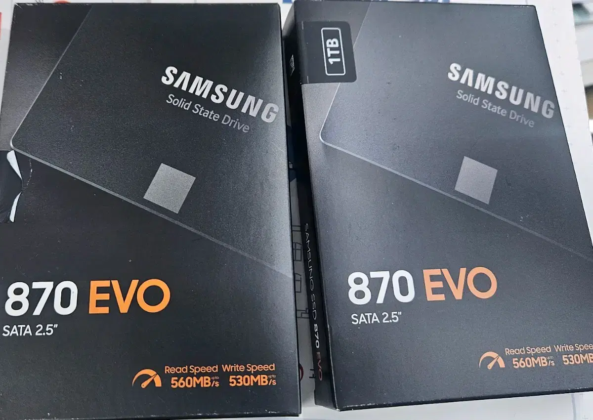 새상품)삼성 SSD EVO 870 EVO 1TB 미개봉