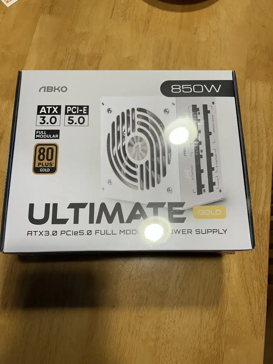 앱코 850w ATX 3.0  골드 파워 미개봉