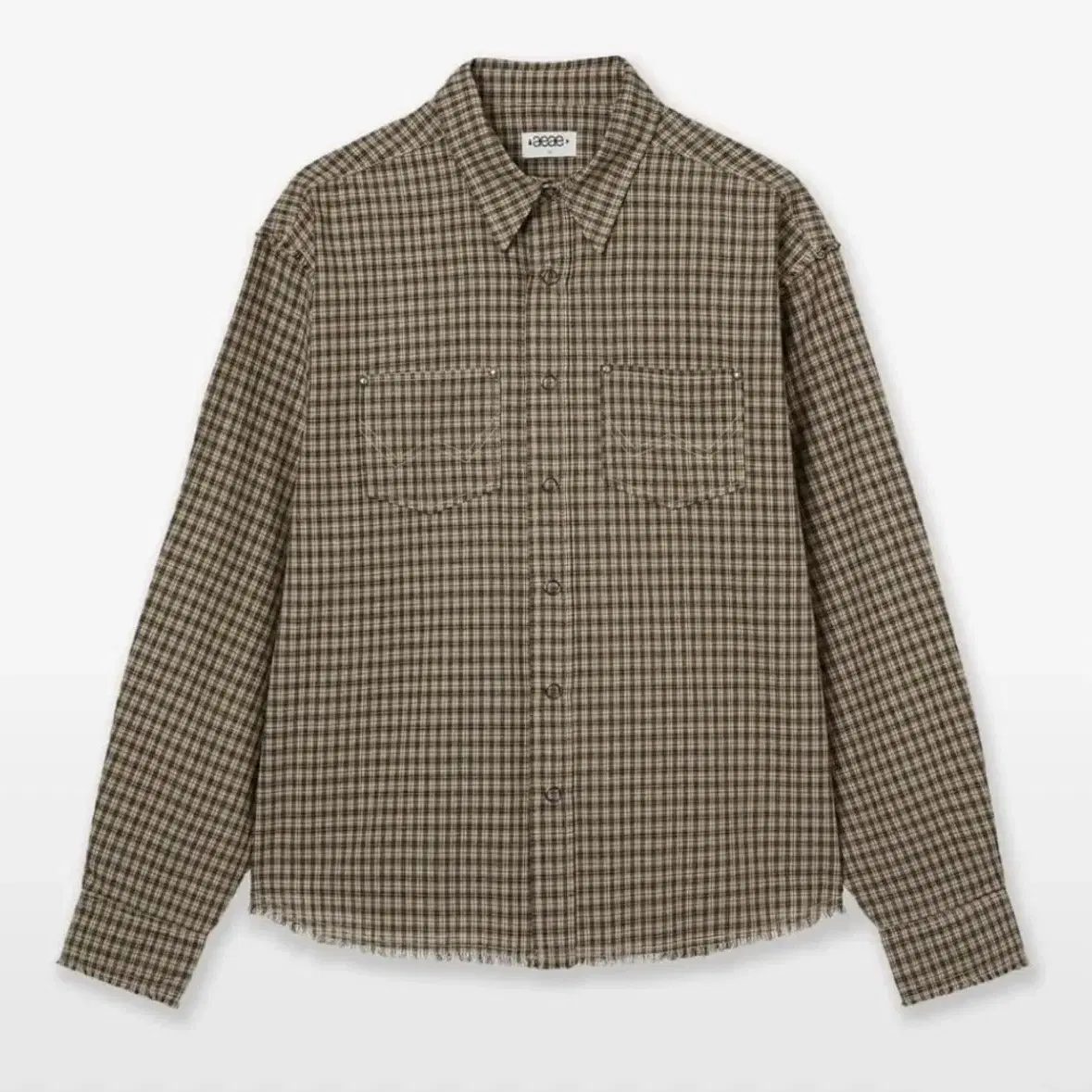 aeae WESTERN CHECK SHIRTS [BROWN]