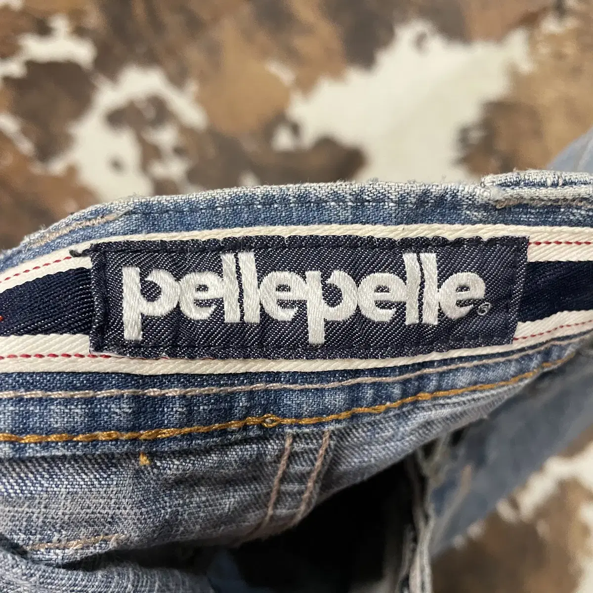 90s PellePelle 펠레펠레 올드스쿨 데님 와이드팬츠