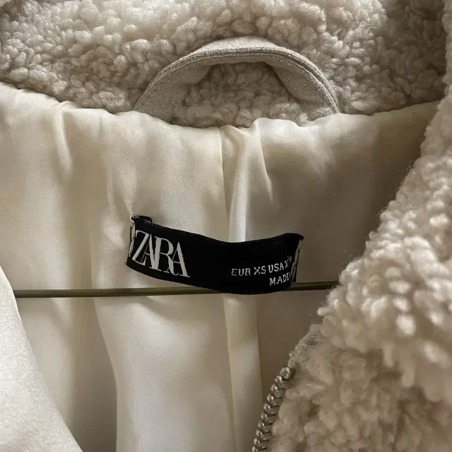 자라 시어링 자켓 zara