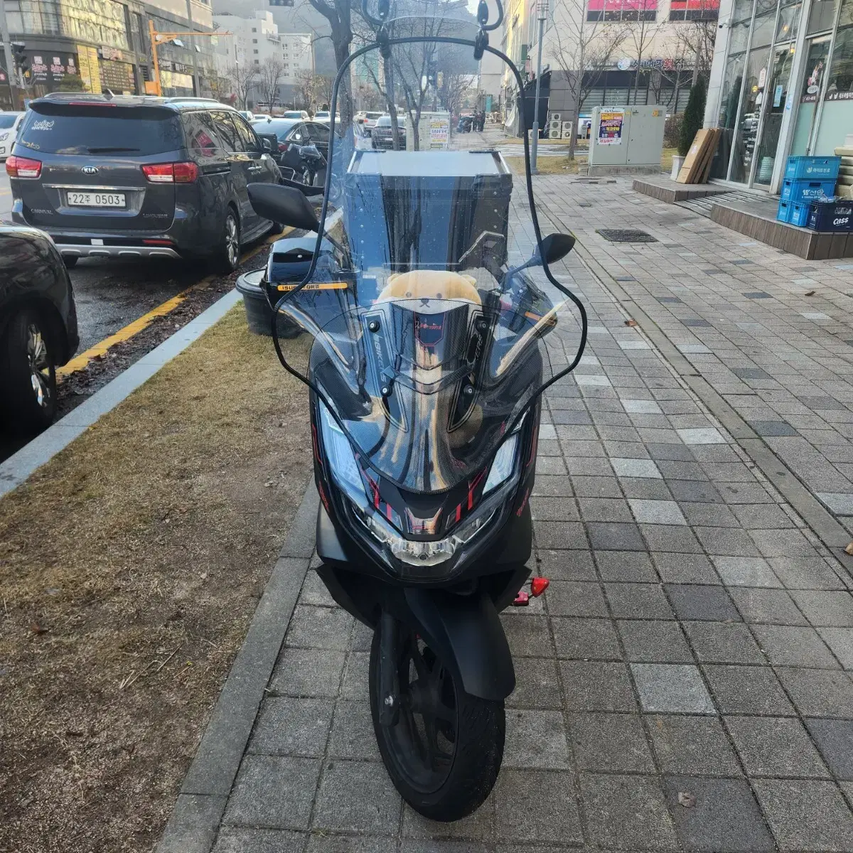 23년식 pcx125cc 잘 꾸며 놓앗어요