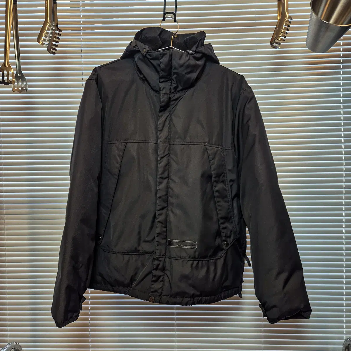 Polo Ralph Lauren High-Neck Goose Parka_black