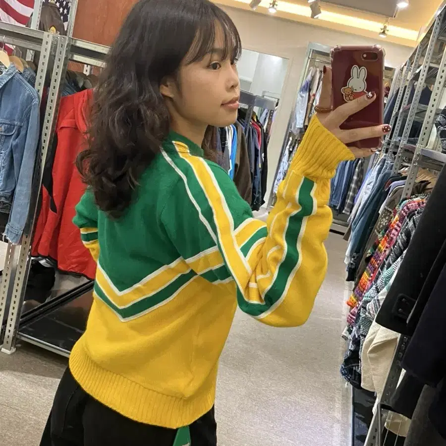 USA 80~90s Cheerleader Supply 치어리더 스웨터