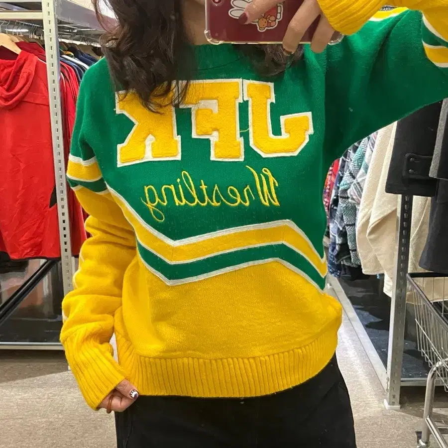 USA 80~90s Cheerleader Supply 치어리더 스웨터